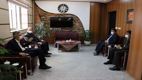 دیدار مدیر کل دیوان محاسبات استان سمنان با دکتر دانائی رئیس دانشگاه 